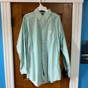 Lands'End Mens Long Sleeve Dress Shirt